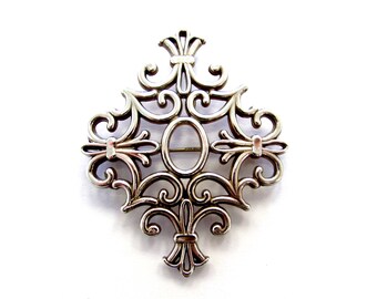 PENDENTIF FILIGRANE ARGENT massif « Fleur De Lys » EUR 16,00 - PicClick FR