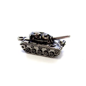 Vintage Silver Plate Army Tank Traditional Charm