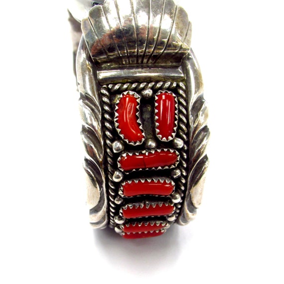 Vintage Sterling Silver Southwestern Native Ameri… - image 5