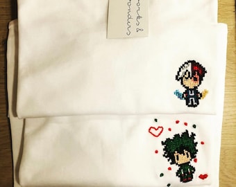 Geborduurde T-shirts - gepersonaliseerd
