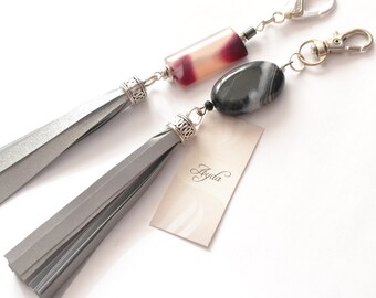 Make your own key chain reflector, reflective tassel DIY kit
