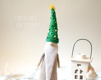 Christmas Gnome Crochet Pattern, Christmas Amigurumi Crochet Pattern, Gnome Crochet Pattern, Christmas Gnome,Christmas Crochet Gnome Pattern