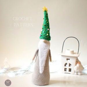 Christmas Gnome Crochet Pattern, Christmas Amigurumi Crochet Pattern, Gnome Crochet Pattern, Christmas Gnome,Christmas Crochet Gnome Pattern