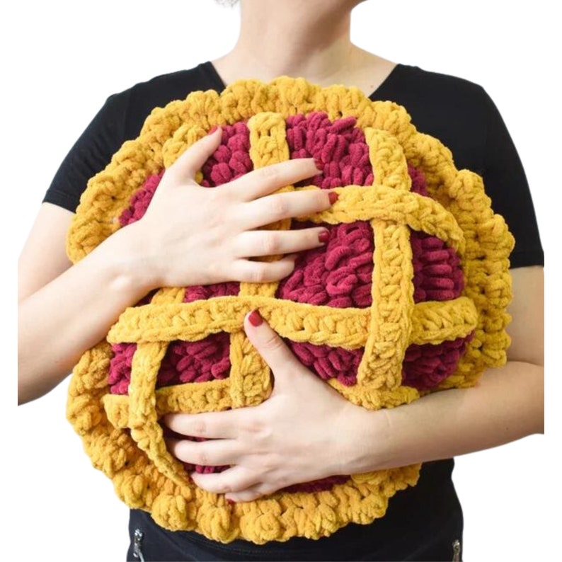 Kuddevirkmönster, Virkat kuddemönster, Matvirkmönster, Virkmönster, Virkmönster, Virkmönster, Virkad mat, Sött virkmönster bild 5