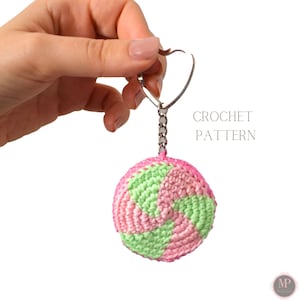 Candy Keychain Crochet Pattern, Keychain Candy, Crochet Pattern Candy, Crochet Pattern Keychain, Food Keychain, Food Crochet Pattern