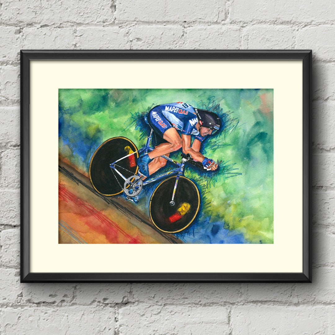 Affiche Publicitaire Vintage Vigorelli Velodrome 1953 - Format A4 - Colnago, Mapei, Master