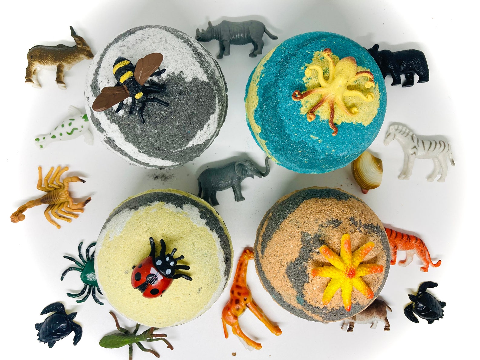 Safari animal bath bombs insect bath bombs ocean bath bombs Etsy