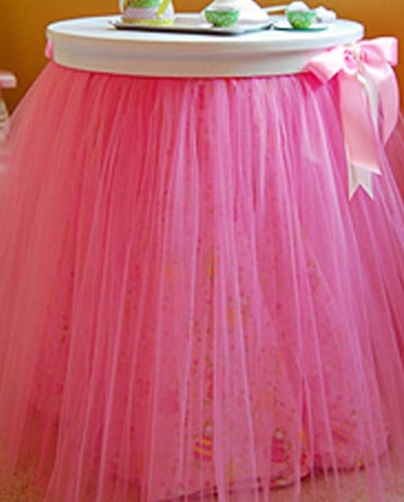 Table Tutu skirt Etsy