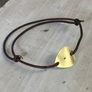 Guitar Pick Charm Personalized Engrave Bracelet Leather, Friendship Bracelet Name Bracelet Bracelets for Women, Leather Bracelet, Adjustable