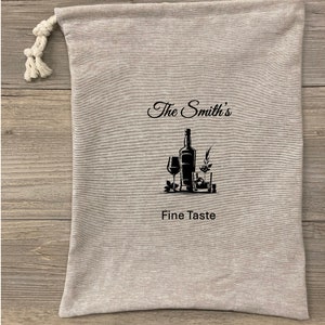 Bread Bag, Beige Linen, Drink Glass, Fresh Bread Bag Homemade Sourdough Bread, Reusable Produce Bag, Food Storage Made USA, Bread Baker Gift