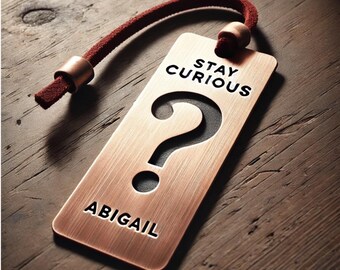 Graduation Gift Personalized | Custom Engraved Bookmark | Personalized Name | Unique Gift for Book Lovers | Graduating Student Readers Gift