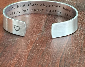 Cuff Bracelet - Mothers hold .., Cuff Bracelets, Adjustable Cuff, Cuff Bangle Bracelet, Cuff Bracelets for Women, Personalized Jewelry Sales
