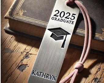 Personalized Graduation Gift | Custom Engraved Bookmark | Personalized Name | Unique Gift for Book Lovers | Graduating Student Readers Gift