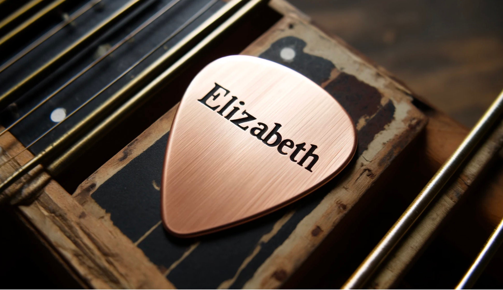 Customizable Picks Personalized Engraved Guitar Pick - Custom Gift for Musicians - Unique ...