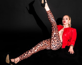 Leggings leopardo
