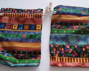 3 pcs.cloth bags, bags, gifts wrap colorful No.1