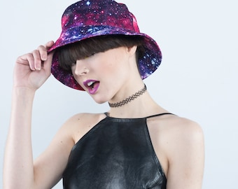 Galaxy Bucket Hat 90's Summer Trend - SpaceBae