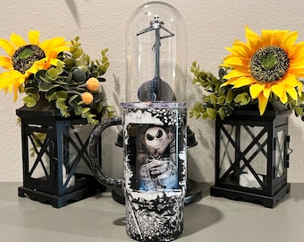 Jack Skellington 16oz Taza de viaje