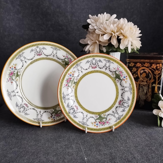 Royal Cauldon Plates - 8 piece Antique Bone China