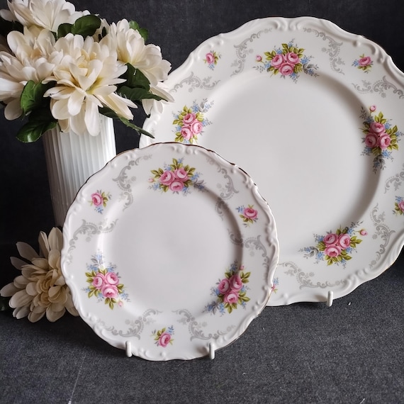 Royal Albert Plates - 8 pieces of Tranquility Pattern Bone China