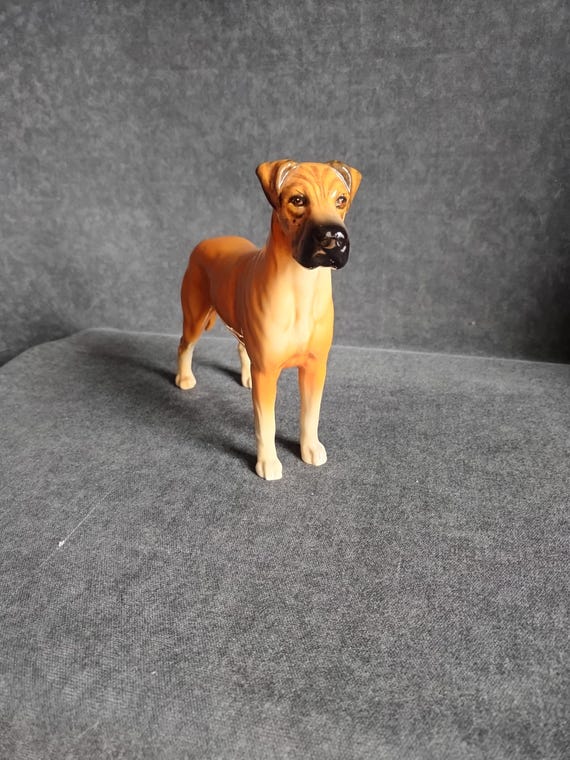 Beswick GREAT DANE Dog Figurine #968 - "Ruler of Oubourgh" Champion Pure Breed English Made Hand Painted China Dog - Pet Sitter Gift