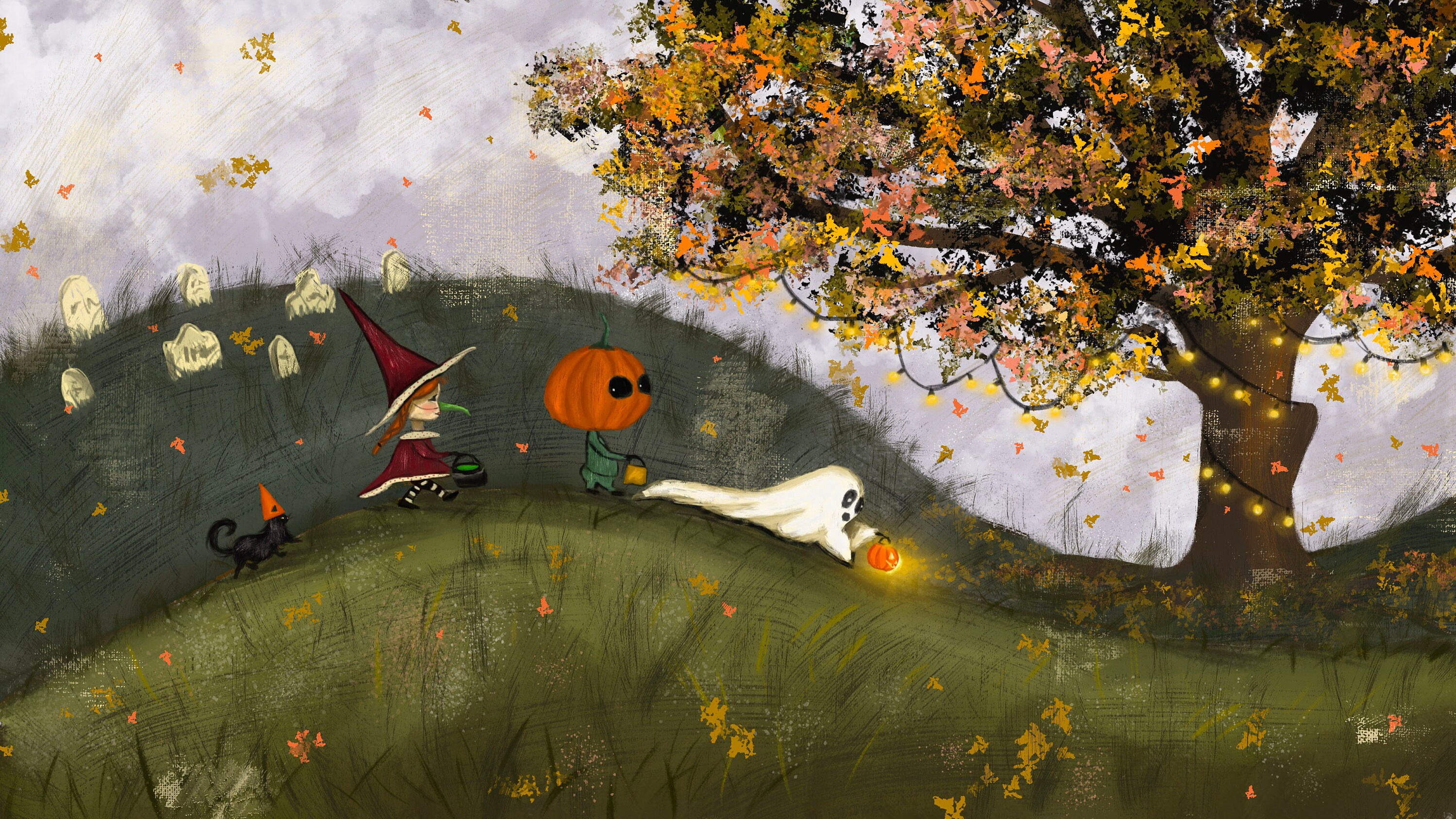 Samsung Frame TV Art Halloween Frame TV Art Fall Frame TV - Etsy