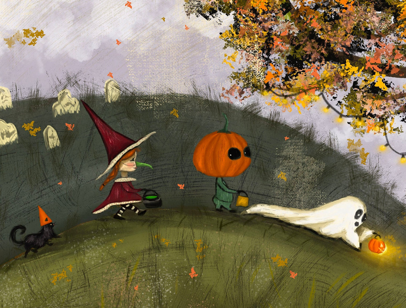 Samsung Frame TV Art Halloween Frame TV Art Fall Frame TV - Etsy