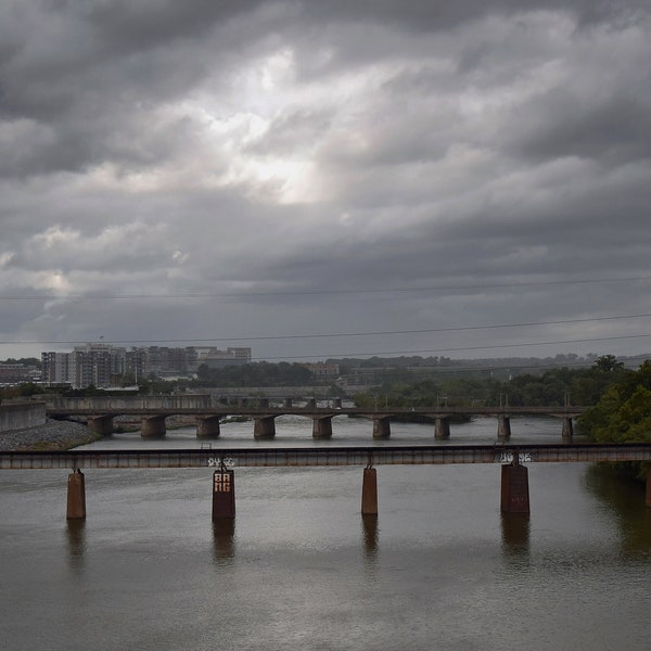 Rainy Day on the James River Digital Download By Karen Harrison Brown