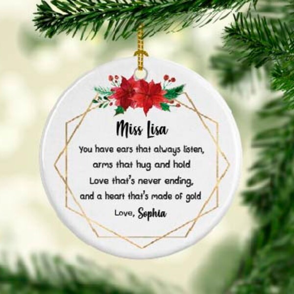 Christmas Card for Daycare Provider Etsy