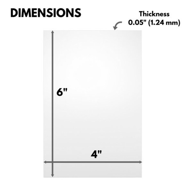Clear Glass Replacement for Picture Frames 4x6 Wholesale Etsy