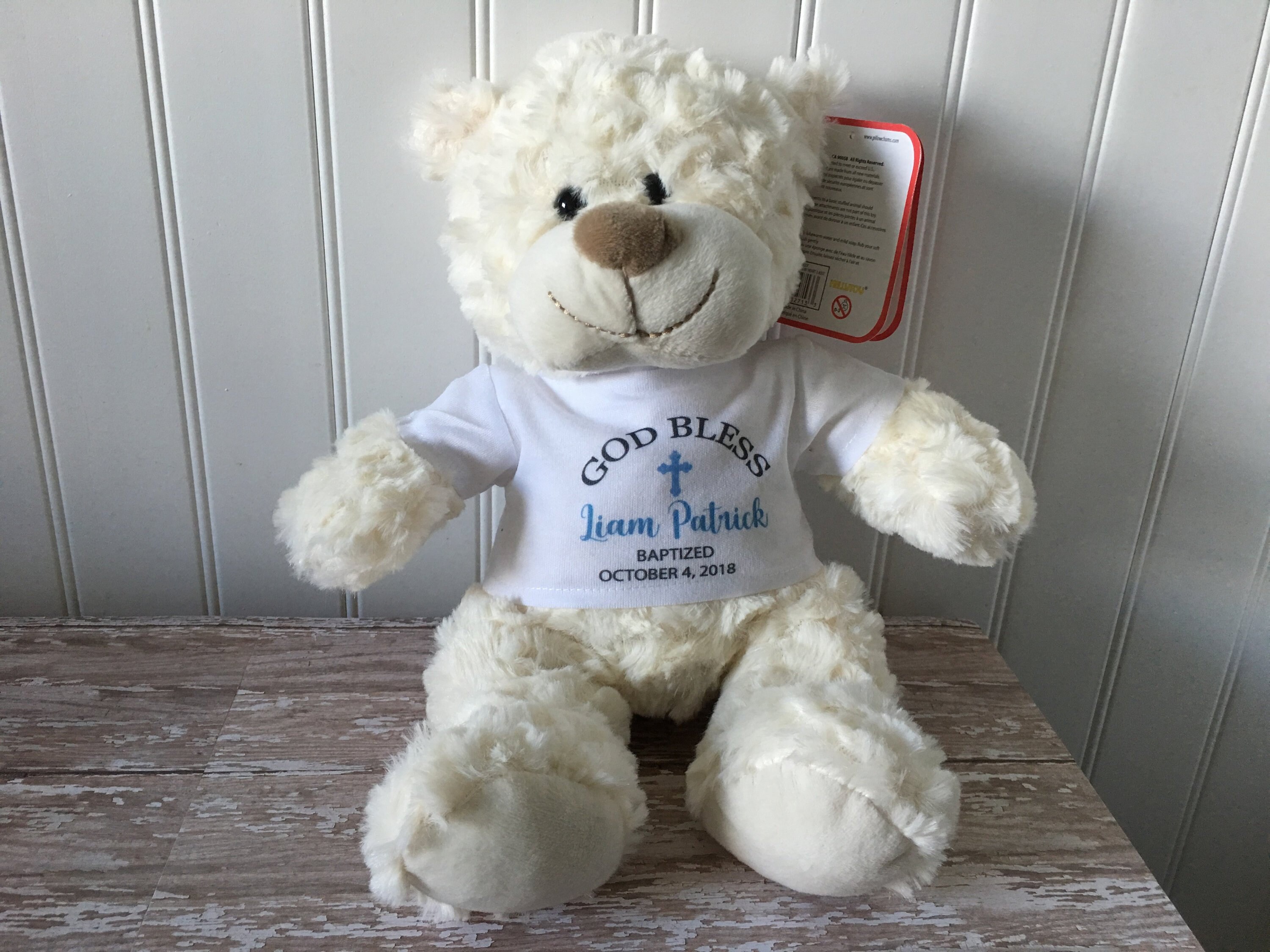 baptism teddy bear