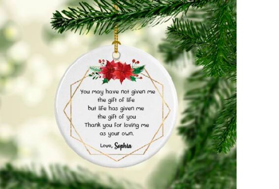 Stepmom Ornament Stepmom Gift Stepdad Stepdad Gift Bonus -  in 2023