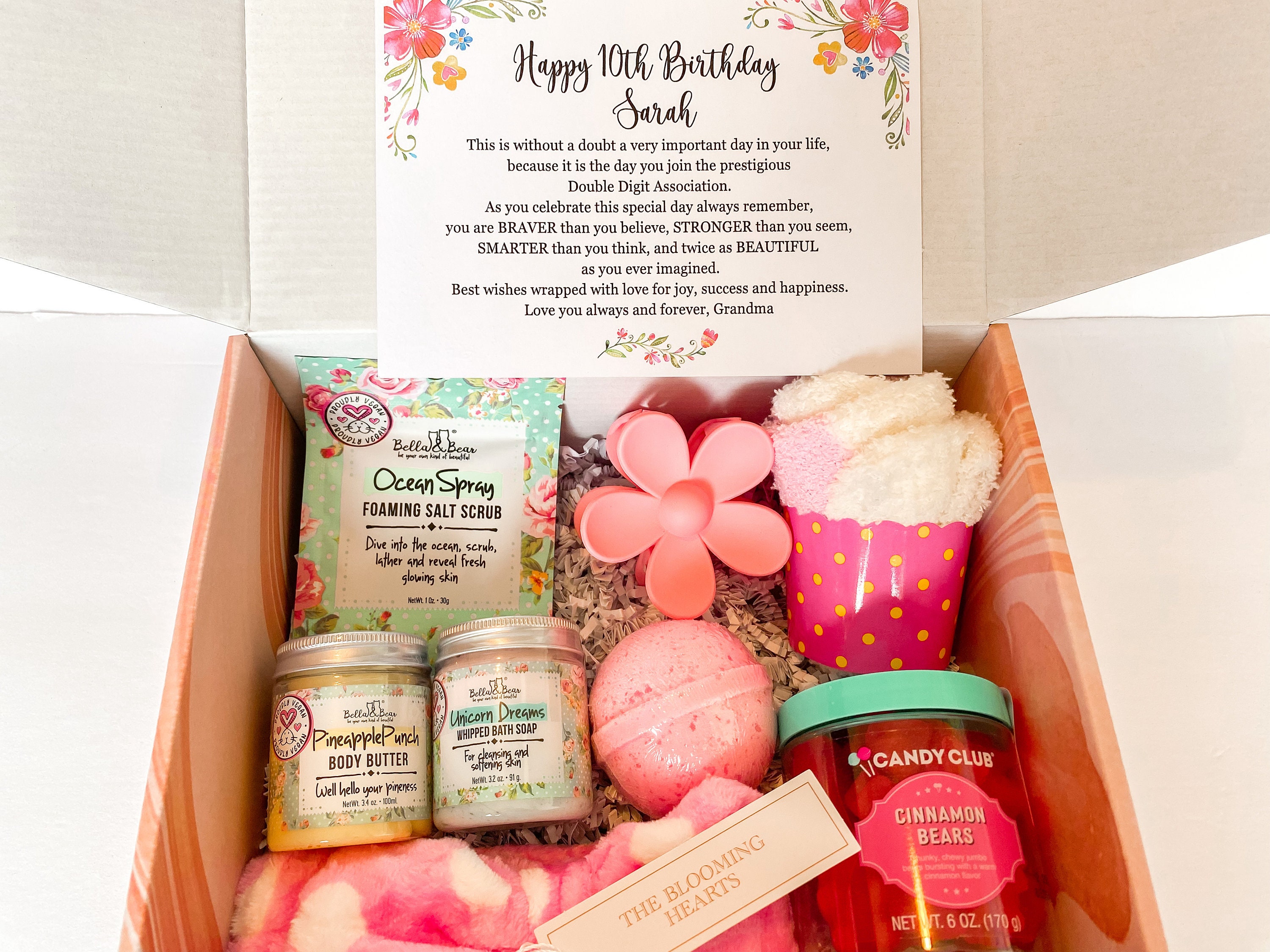 10th Birthday Gift Box for a Girl / Gift for 10-year-old / Pamper Spa Gift  Box / Birthday Gift for Daughter, Niece, Granddaughter Turning 10 