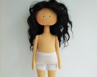 Body doll made of fabric. Doll blank 13"-14 "