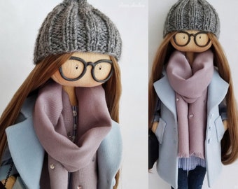 Personalized doll Custom textile doll Selfie doll