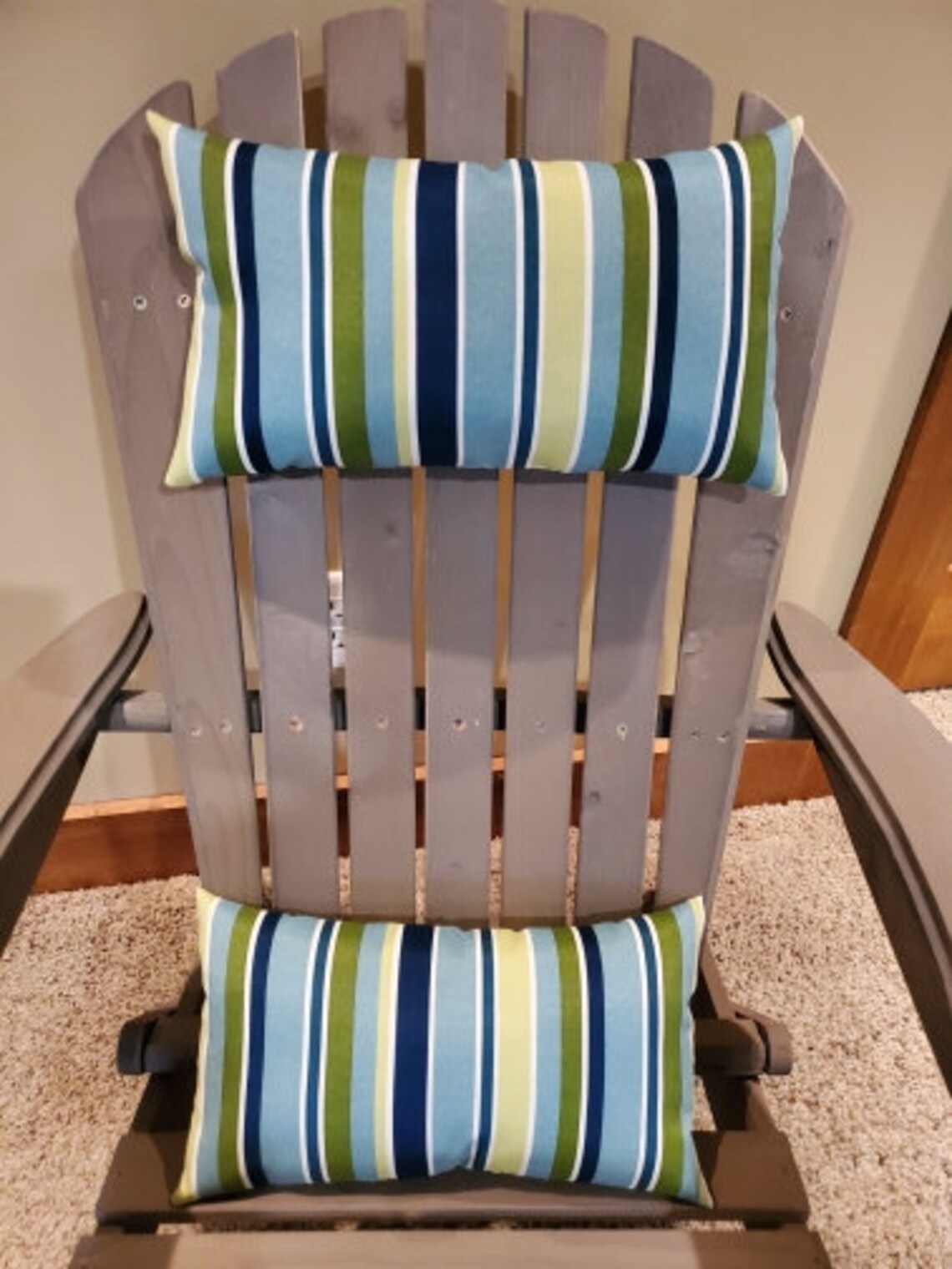 Adirondack Chair Head/Neck Pillow set of 2 Handmade Etsy