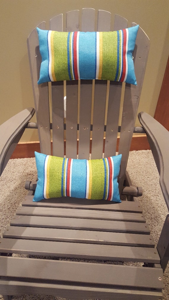 Adirondack Chair Head/Neck Pillow set of 2 Handmade | Etsy