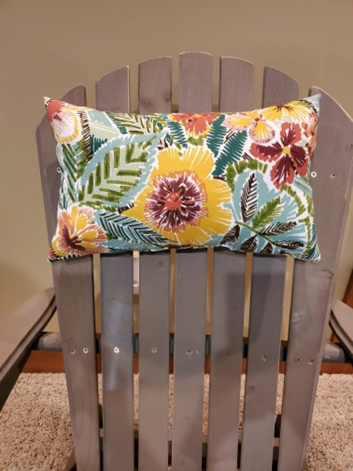 Adirondack Chair Head/Neck Pillow set of 2 Handmade Etsy