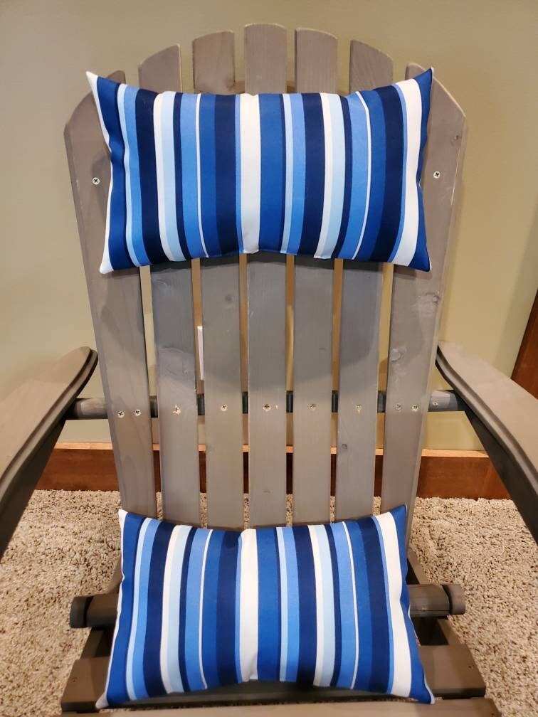 Adirondack Chair Head/neck Pillow set of 2 Handmade Etsy