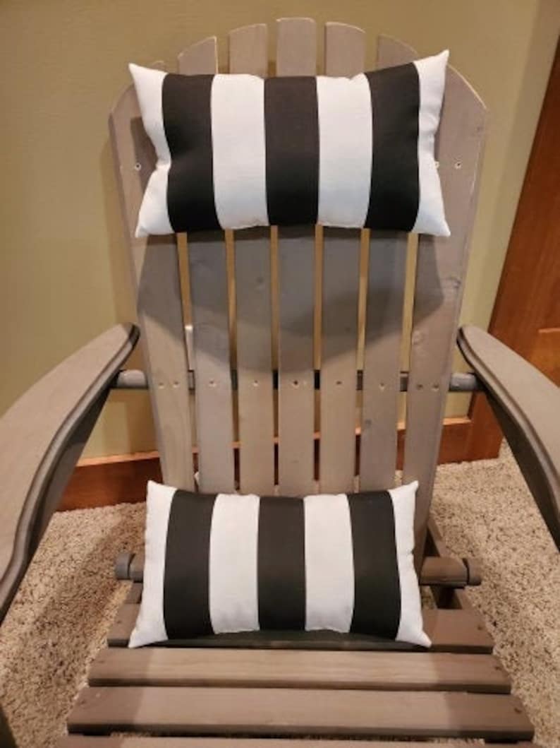 Adirondack Chair Head/neck Pillow set of 2 Handmade Etsy UK