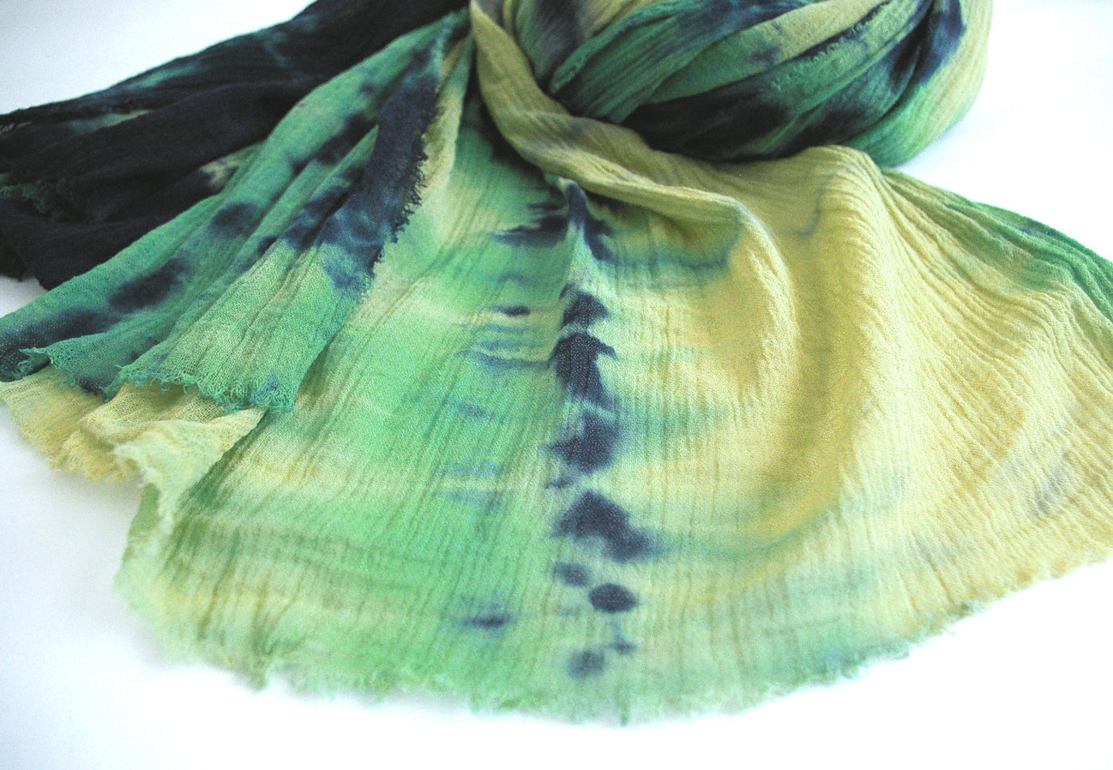 Navy Blue Citrine Yellow Mint Green Tie Dye Unisex Cotton - Etsy