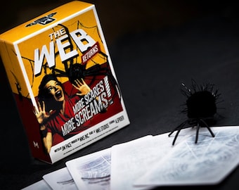 The Web Returns Card Trick: Scariest Magic Trick with Spider (Online Instructions)