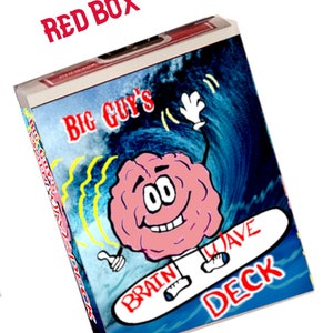BrainWave Deck - Bicycle (Blue or Red) Trick Deck by Big Guy’s Magic