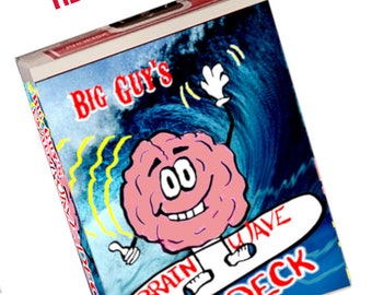 BrainWave Deck - Bicycle (Blue or Red) Trick Deck by Big Guy’s Magic