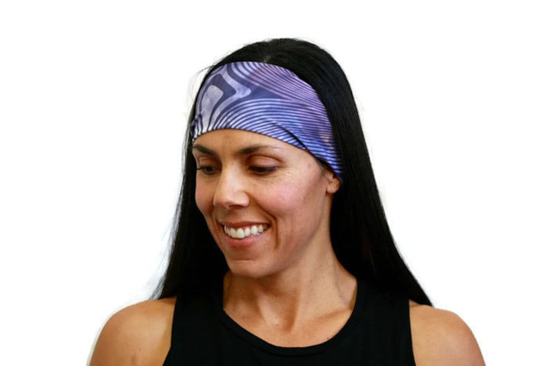 Exercise Headband Wide Headband Yoga Head Wrap Fitness Turban Etsy
