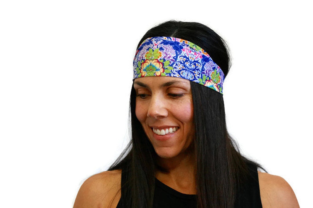 Spandex Headband Wide Headband Yoga Headband Fitness Headband Etsy