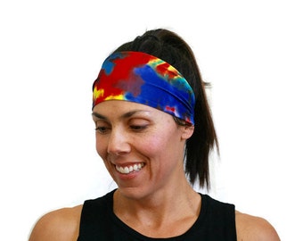 wide headband hair accessories yoga headband running headband unisex headband tie dye headband workout headband turban headband head wrap