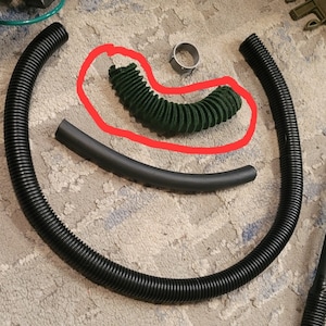 Hasbro Haslab Spirit Proton Pack Hose Mod - Authentic Replica - Green Hose - Ghostbusters