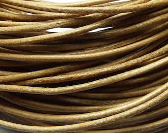 100 m leather 1.5 mm natural PR0500