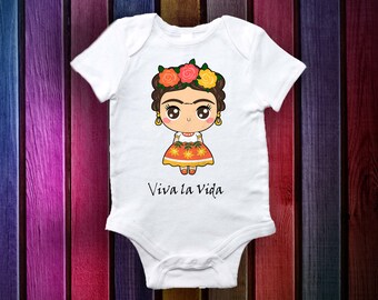 Ropa Mexicana para Bebé: Body 100% Algodón (0-3. 3-6,6-12)
